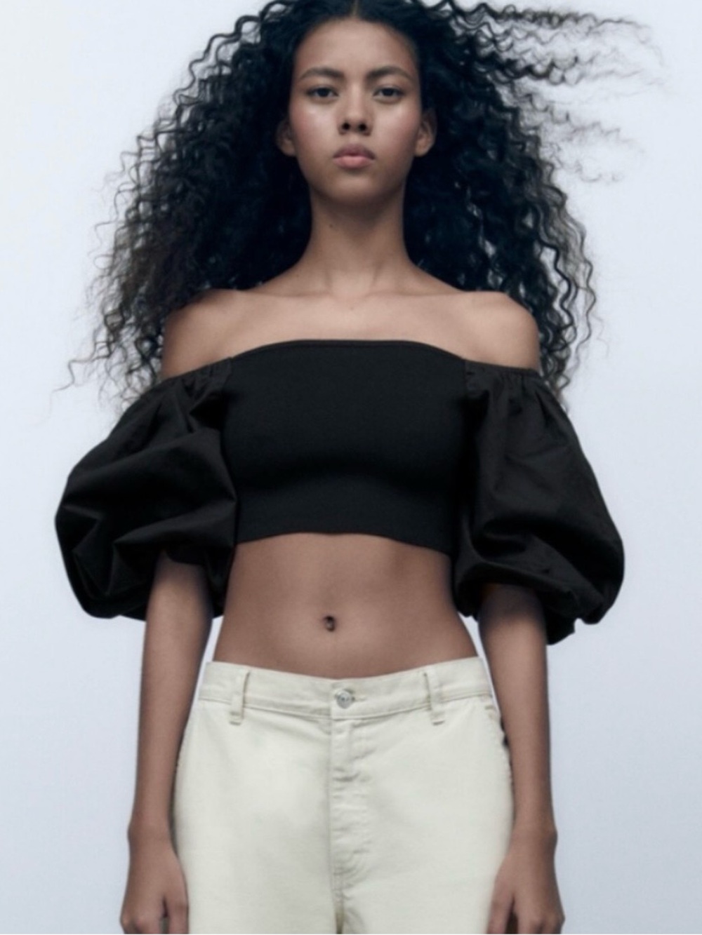 Zara Knit crop Top